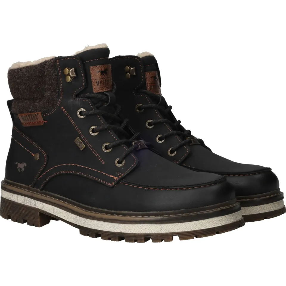 Mustang veterboot zwart, foto 3