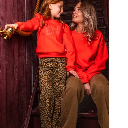 LOOXS little Little leopard jeans met panterprint - bruin, foto 5