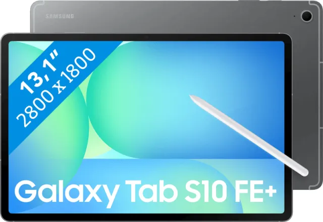 Samsung Galaxy Tab S10 FE Plus 13,1 inch 128GB Wifi Grijs Gray