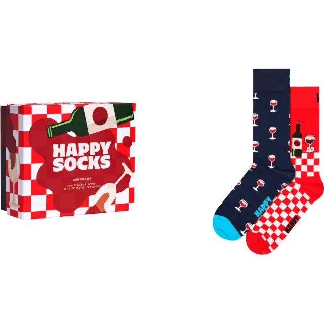 Happy Socks giftbox sokken Wine - multi (set van 2), foto 2