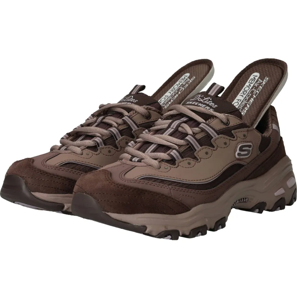 Skechers D'Lites sneakers bruin, foto 5