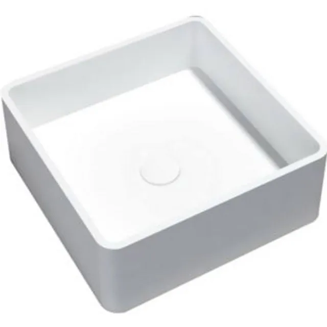 Best Design Opbouw Waskom Best Design Just Solid Surface Accia 40 cm Mat Wit