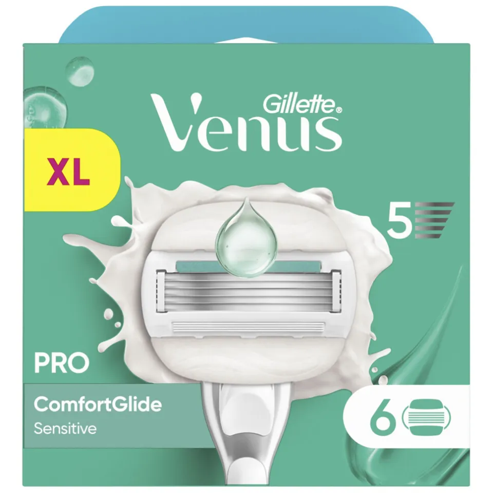 Gillette Venus Pro ComfortGlide Sensitive scheermesjes, foto 2