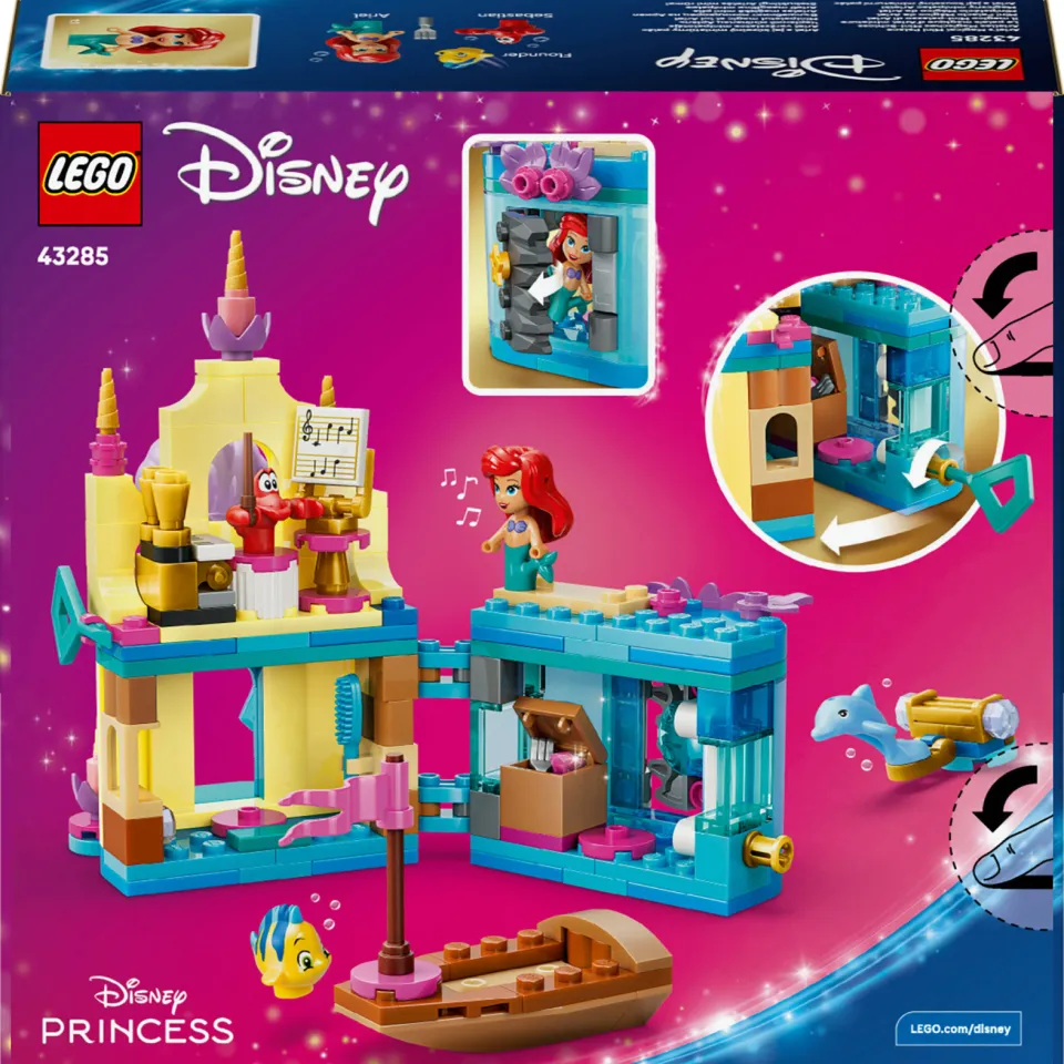 Lego Disney Ariëls Magische Minipaleis Bouwpakket 43285, foto 5