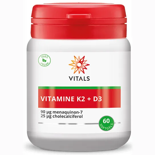 Vitals Vitamine K2 + D3 softgels