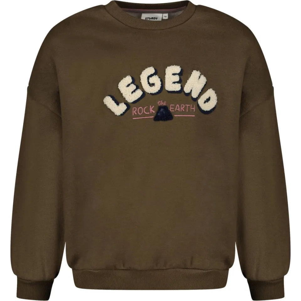Sturdy sweater Rock the Earth - armygroen, foto 3