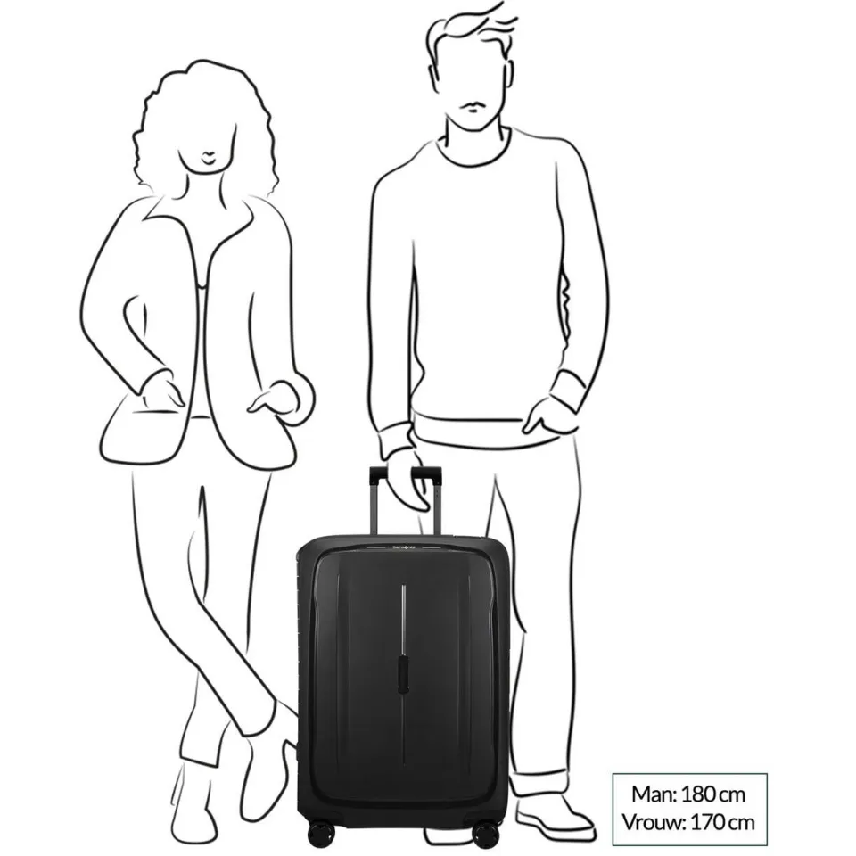 Samsonite Essens koffer 69 cm geel, foto 4
