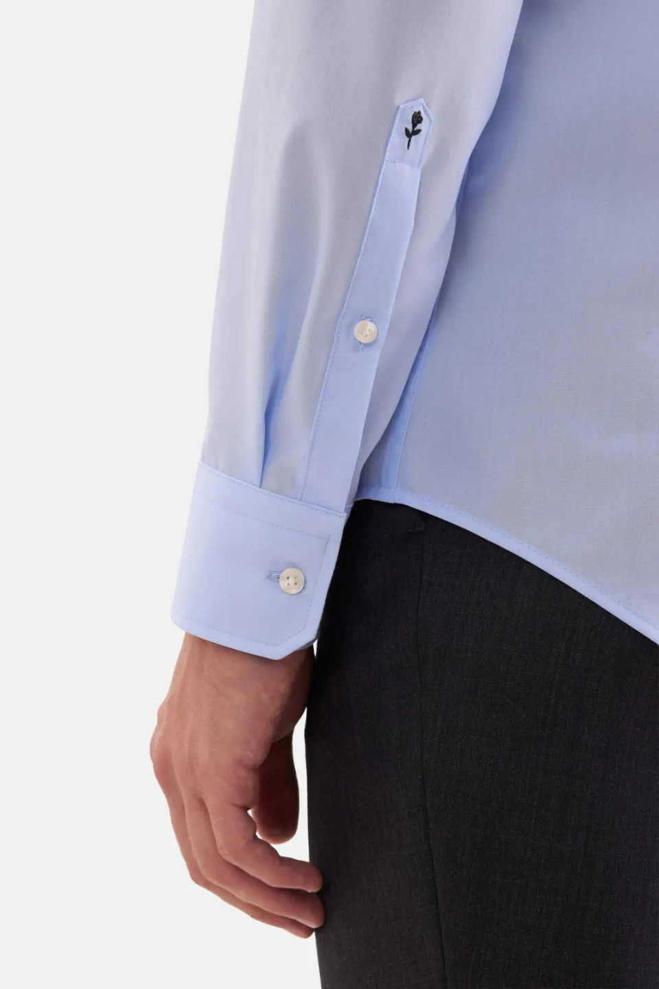 Seidensticker slim fit overhemd blauw, foto 5