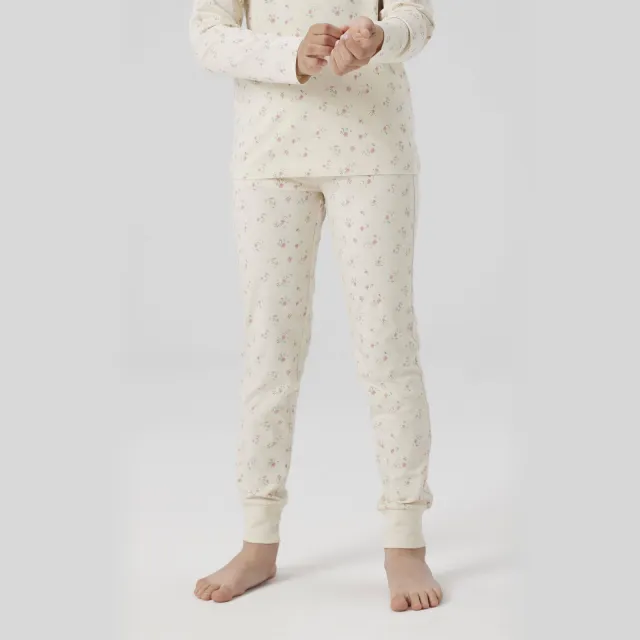 NAME IT KIDS gebloemde pyjama ecru, foto 5