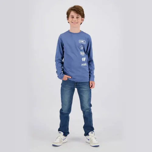 Raizzed longsleeve blauw, foto 3