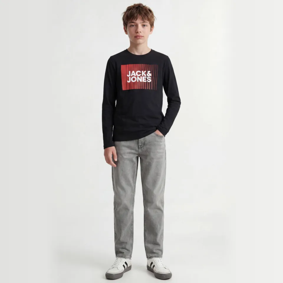 Jack & Jones JJECORP longsleeve van katoen zwart, foto 6