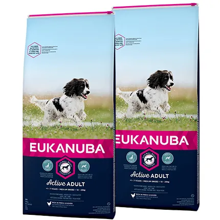Eukanuba Life Care Dog Adult Medium kip droog hondenvoer