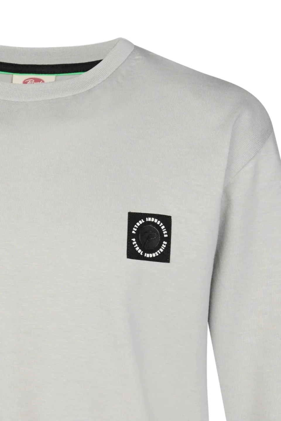 Petrol Industries longsleeve met logo lichtgrijs, foto 7