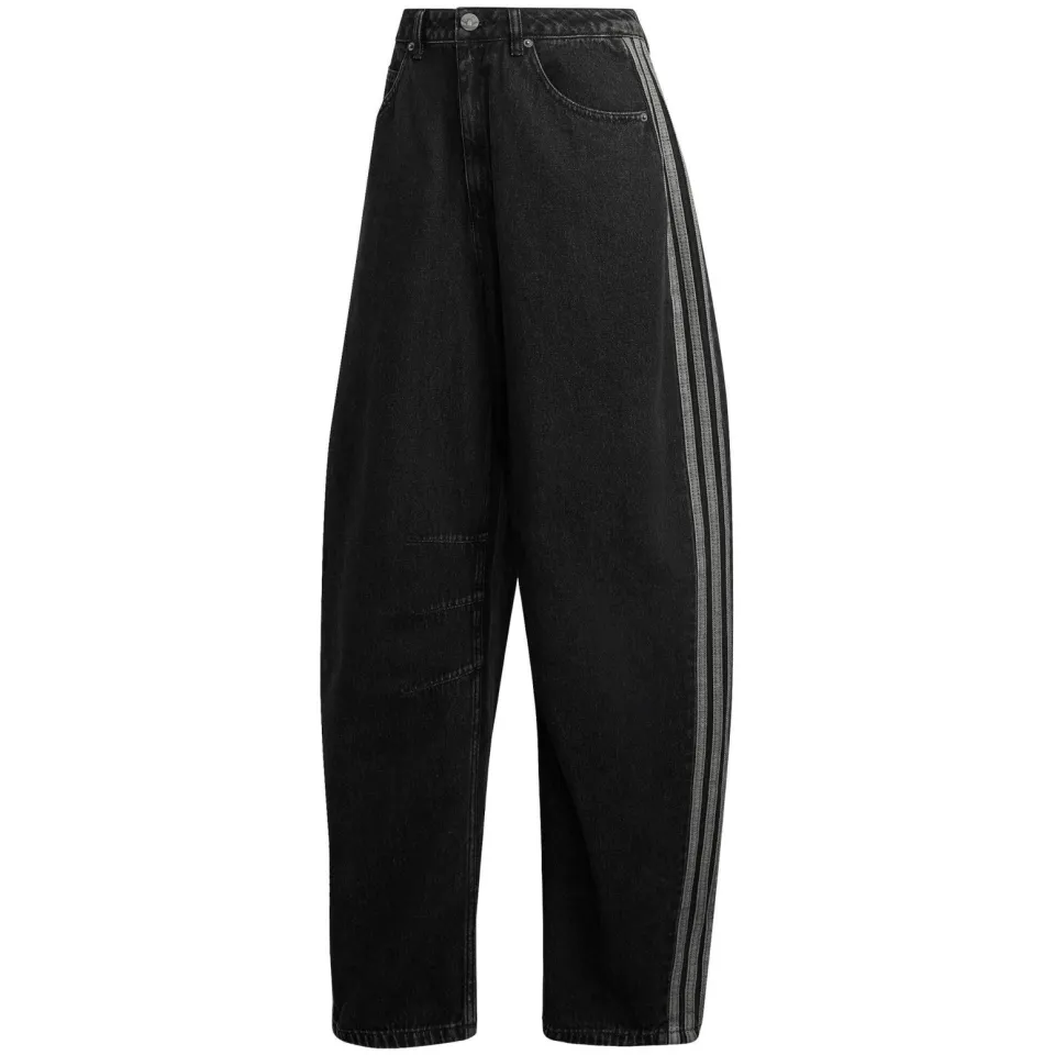Adidas Originals barrel jeans - black denim, foto 2