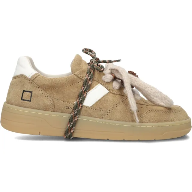 D.A.T.E. Court 2.0 Suede lage sneakers beige