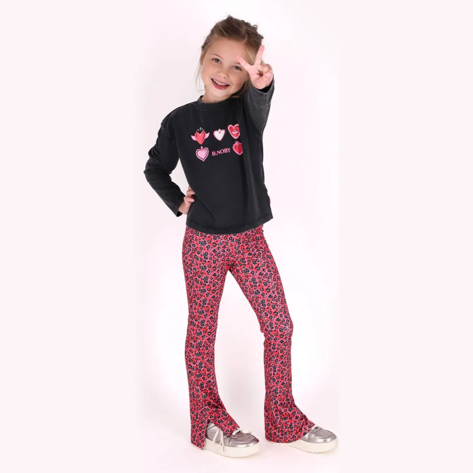 B.Nosy Phoebe flared broek roze, foto 3