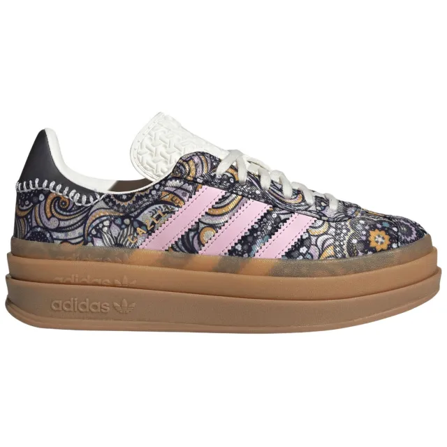 Adidas Originals Gazelle leren sneakers - donkerblauw/roze