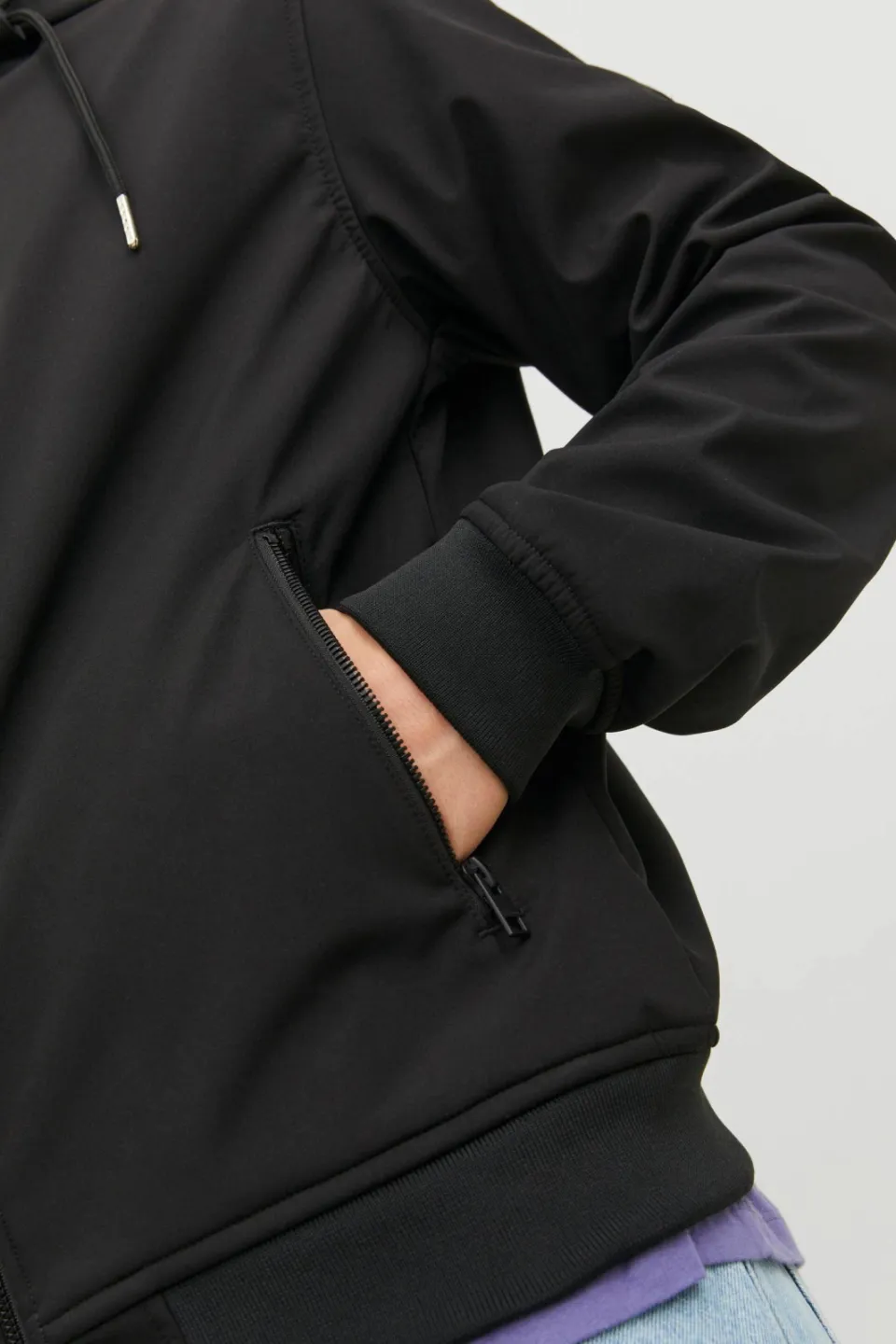 Jack & Jones softshell jas JJEBASIC zwart, foto 6