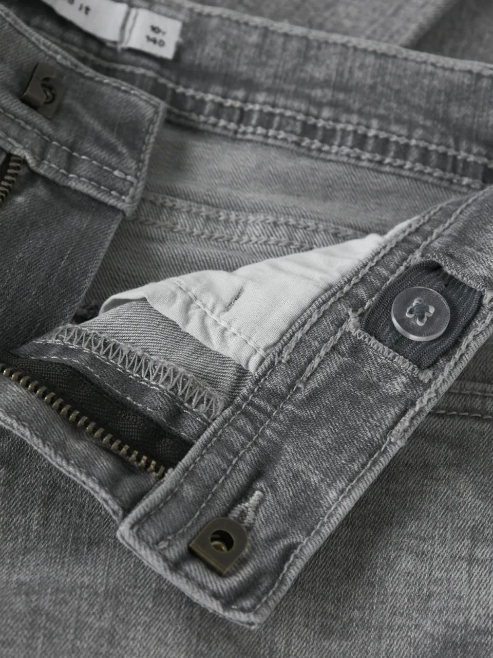 NAME IT KIDS NKMSILAS slim fit jeans - grijs, foto 5