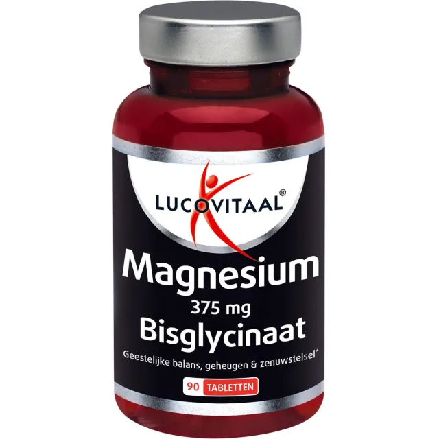 Lucovitaal Magnesium 375mg Bisglycinaat tabletten