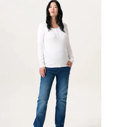 Noppies maternity longsleeve wit, foto 3