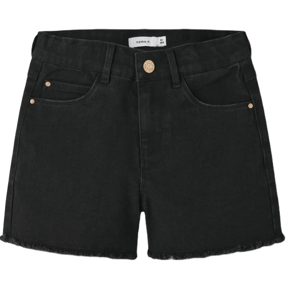 NAME IT Rose HW mom jeansshorts zwart, foto 2