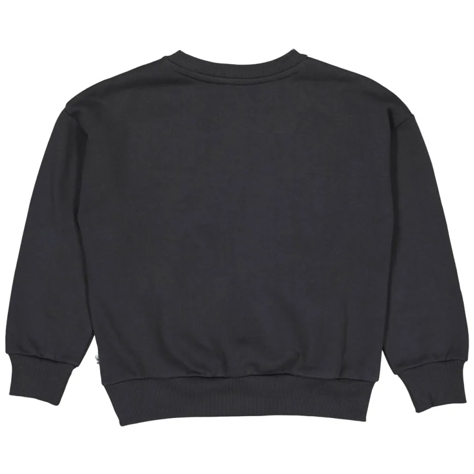 QPI sweater met tekst - antraciet, foto 3