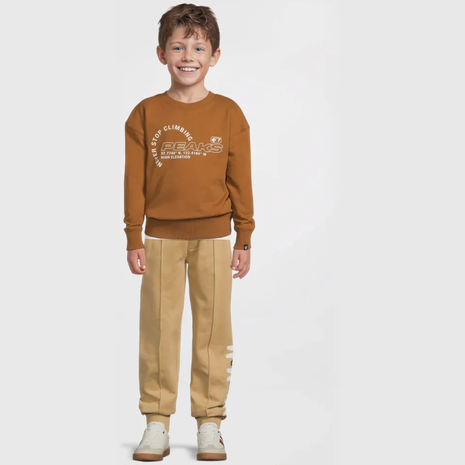 Me & My Monkey sweater met printopdruk bruin, foto 6
