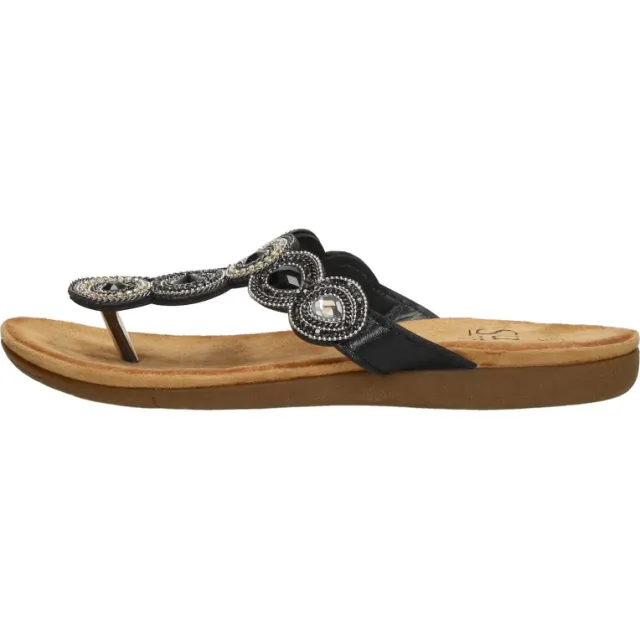 Sub55 Teenslippers zwart