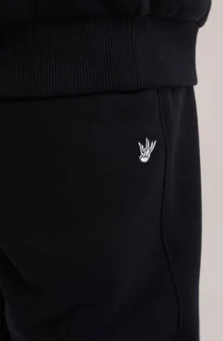 WE Fashion tapered joggingbroek zwart, foto 4