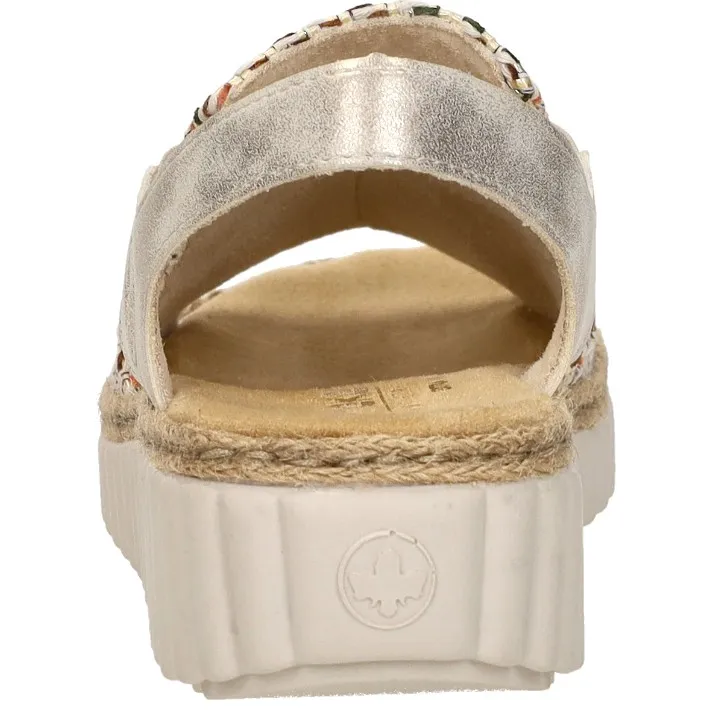 Rieker 62741 sandaal beige, foto 5