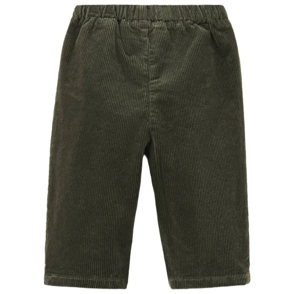 Mango Kids broek donkergroen, foto 2