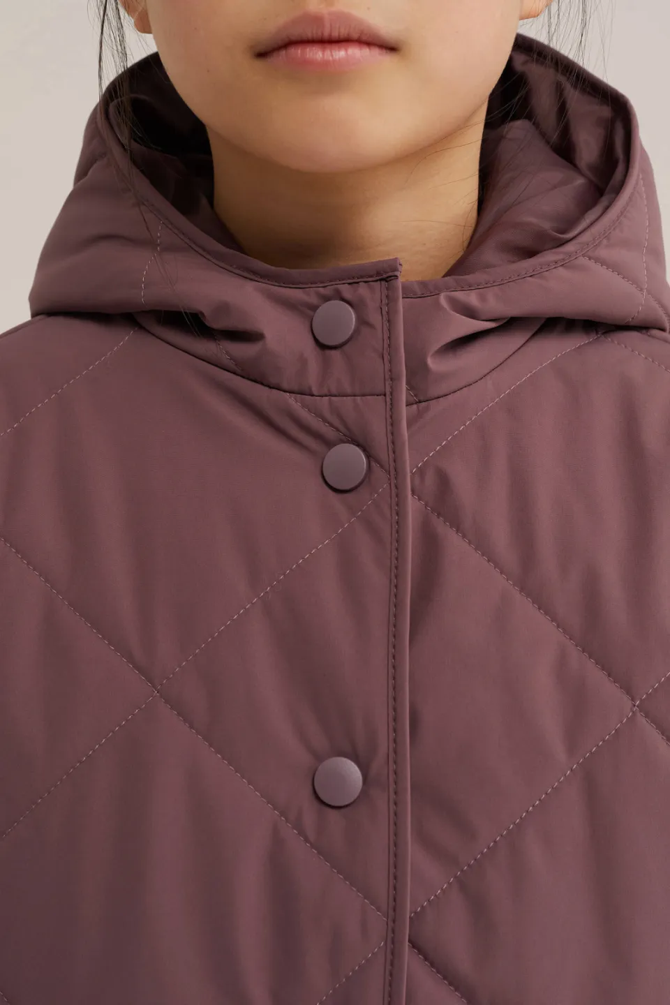 WE Fashion quilted jas oudroze, foto 4