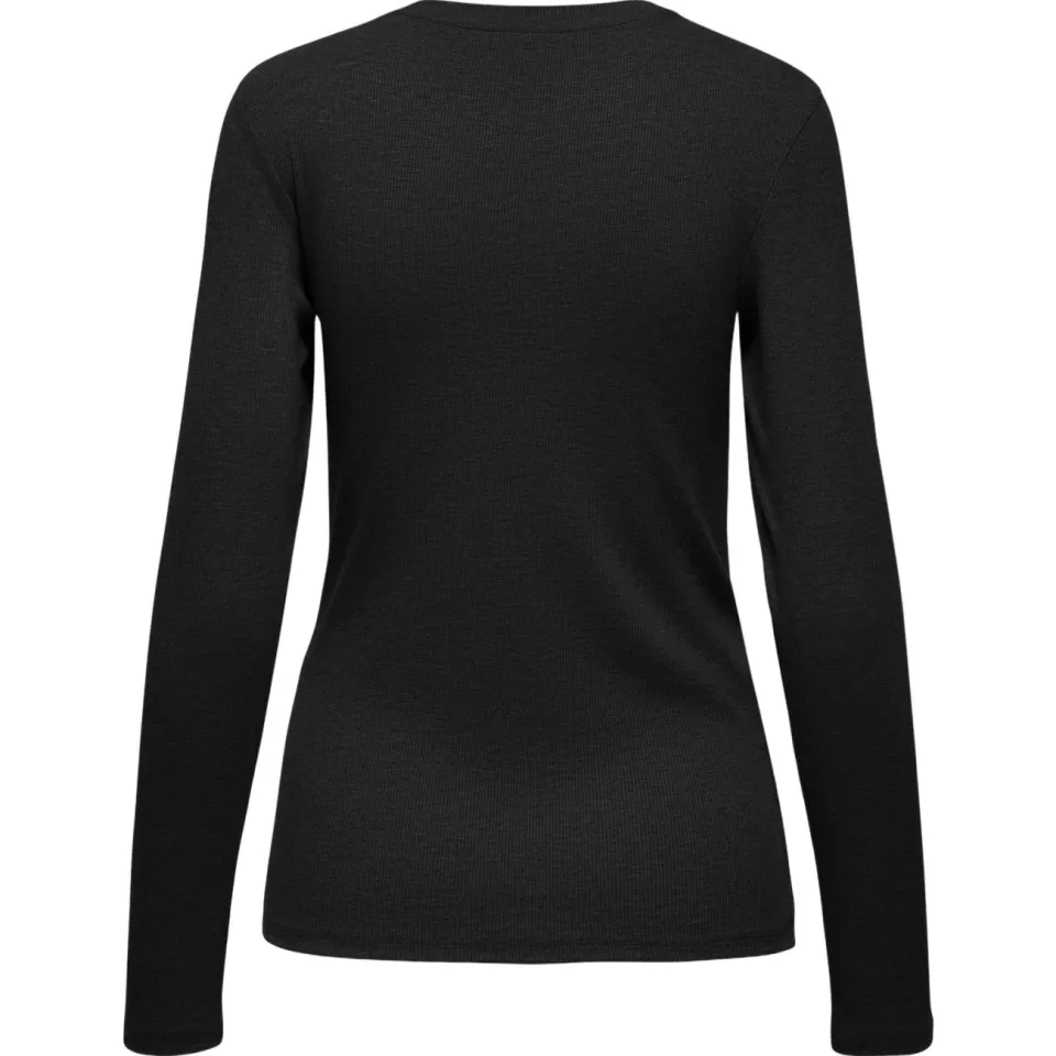 Only gebreide zwangerschaps longsleeve zwart, foto 3