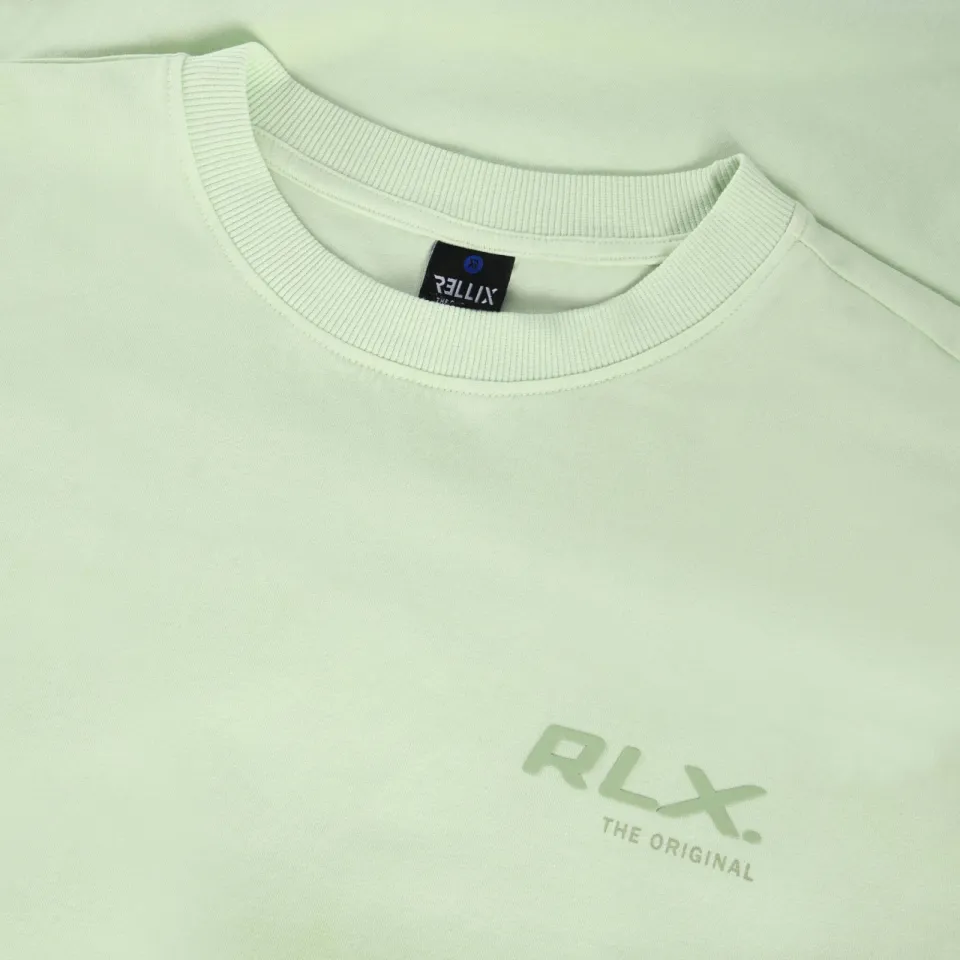 Rellix T-shirt met backprint lichtgroen, foto 2