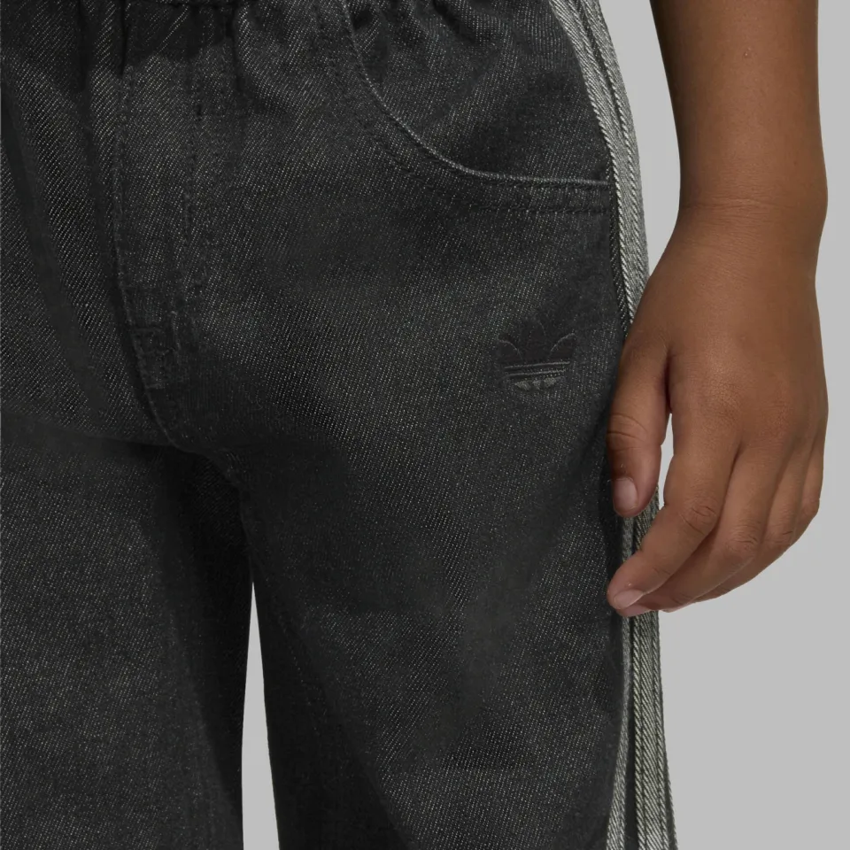 Adidas Originals Firebird straight leg jeans - black denim, foto 8