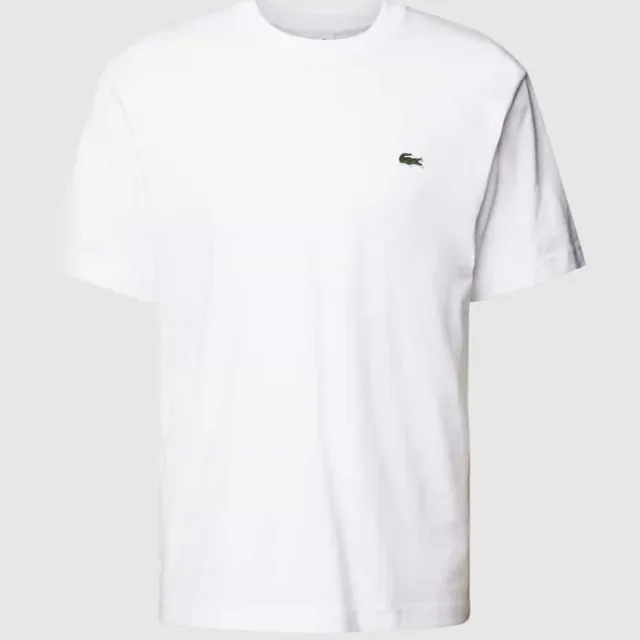 Lacoste classic fit T-shirt wit, foto 2