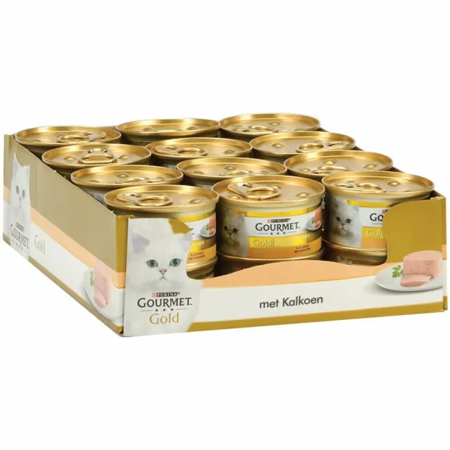 Gourmet Gold Mousse kattenvoer kalkoen, foto 2