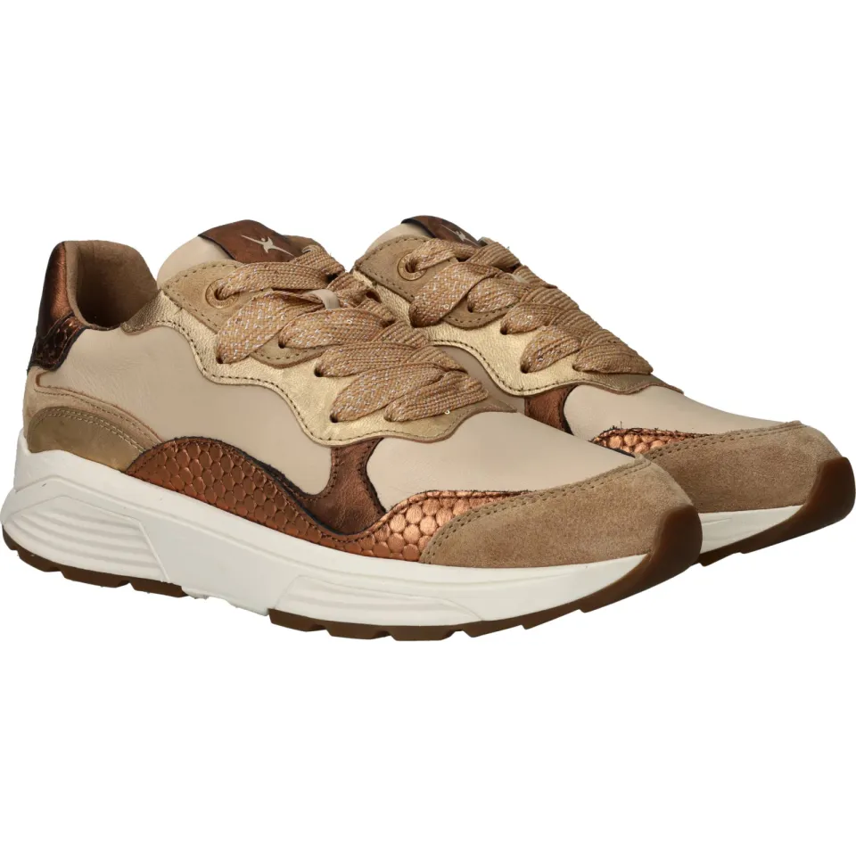 Xsensible Rainbow Stretchwalker GX Sneakers Dames Beige, foto 2