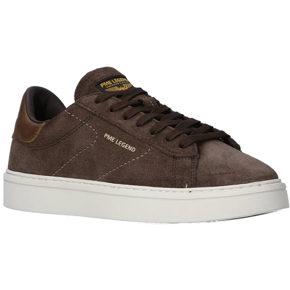 PME Legend CS-10 suède sneakers met logo - bruin, foto 5