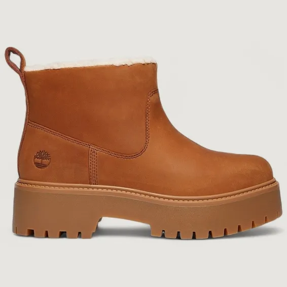 Timberland Stone Street Mid Warm Lined laars bruin Rood/Bruin