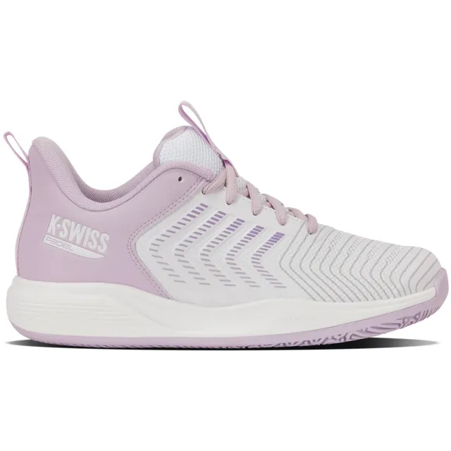 K-Swiss ULTRASHOT LIGHT PADEL mesh tennisschoenen - wit/lila