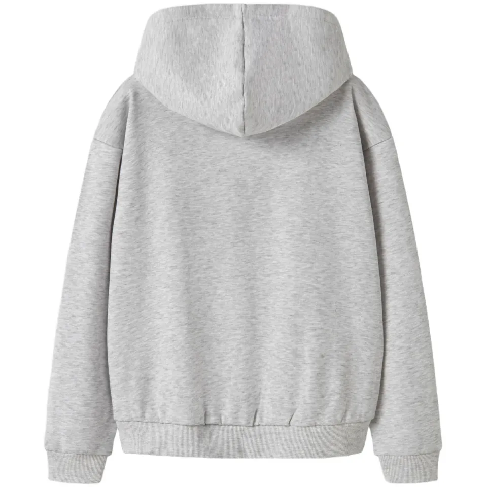 NAME IT KIDS sweater met tekst - grijs, foto 2