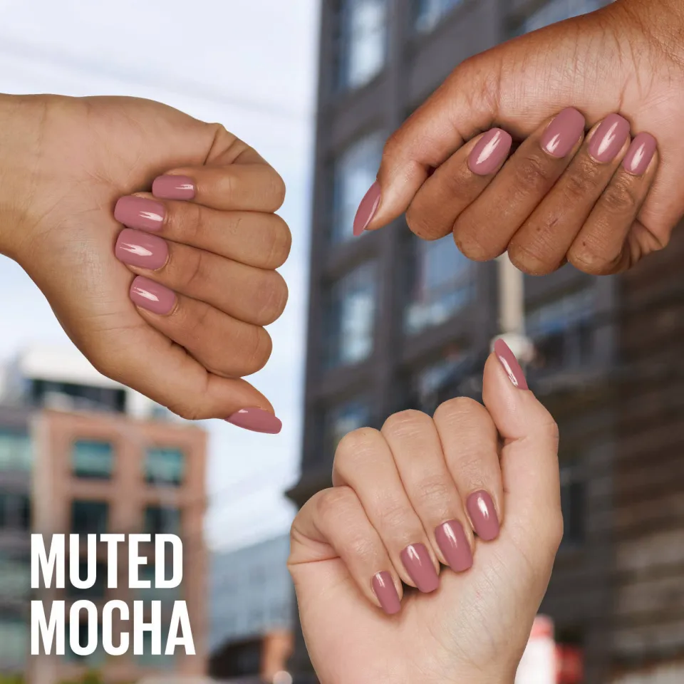 Maybelline New York SuperStay Ink Bonder nagellak Muted Mocha violet, foto 7
