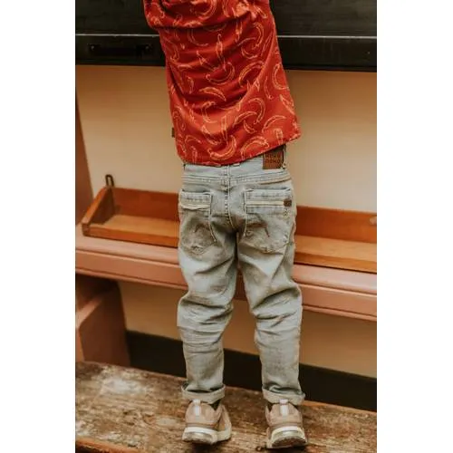 Koko Noko loose fit jeans - mid blue, foto 3