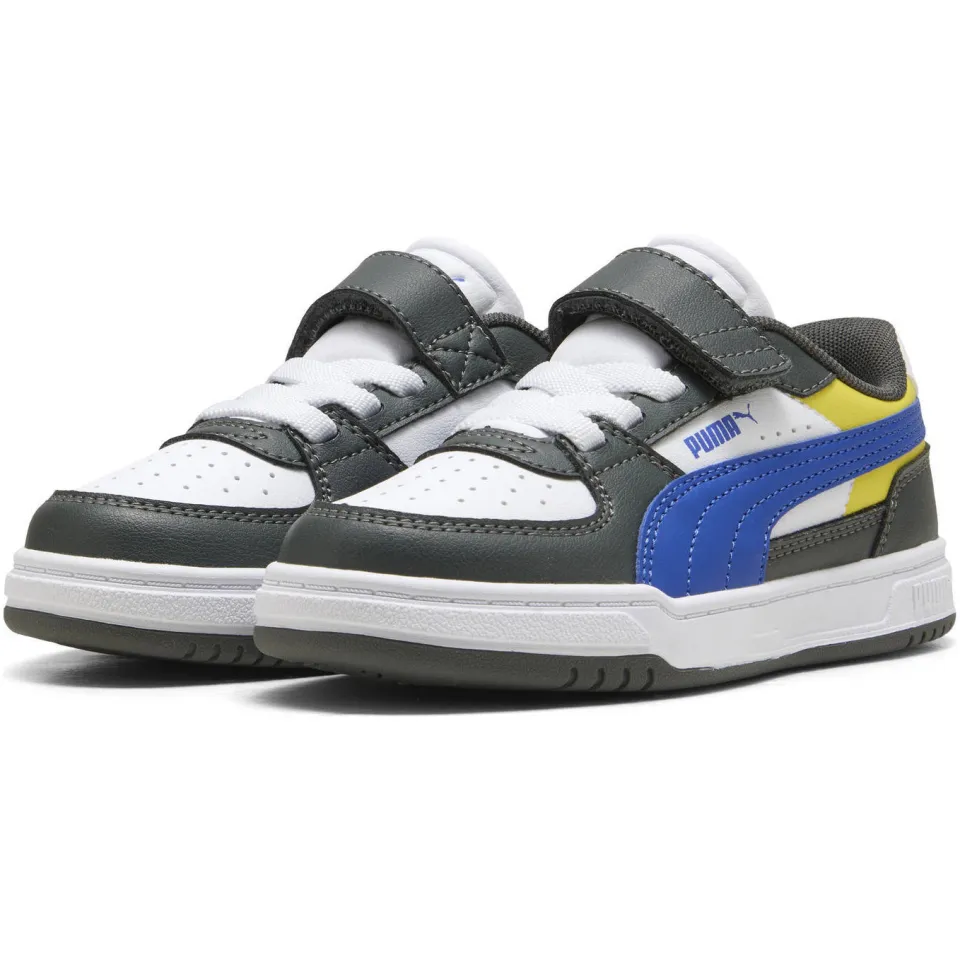 Puma Caven III Block sneakers grijs/kobaltblauw/wit, foto 3