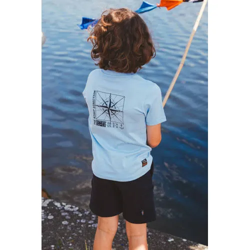 TYGO & vito jersey T-shirt met logo lichtblauw, foto 4
