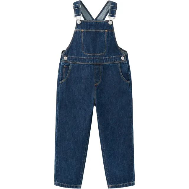 Mango tuinbroek donkerblauw changeant blauw, foto 2