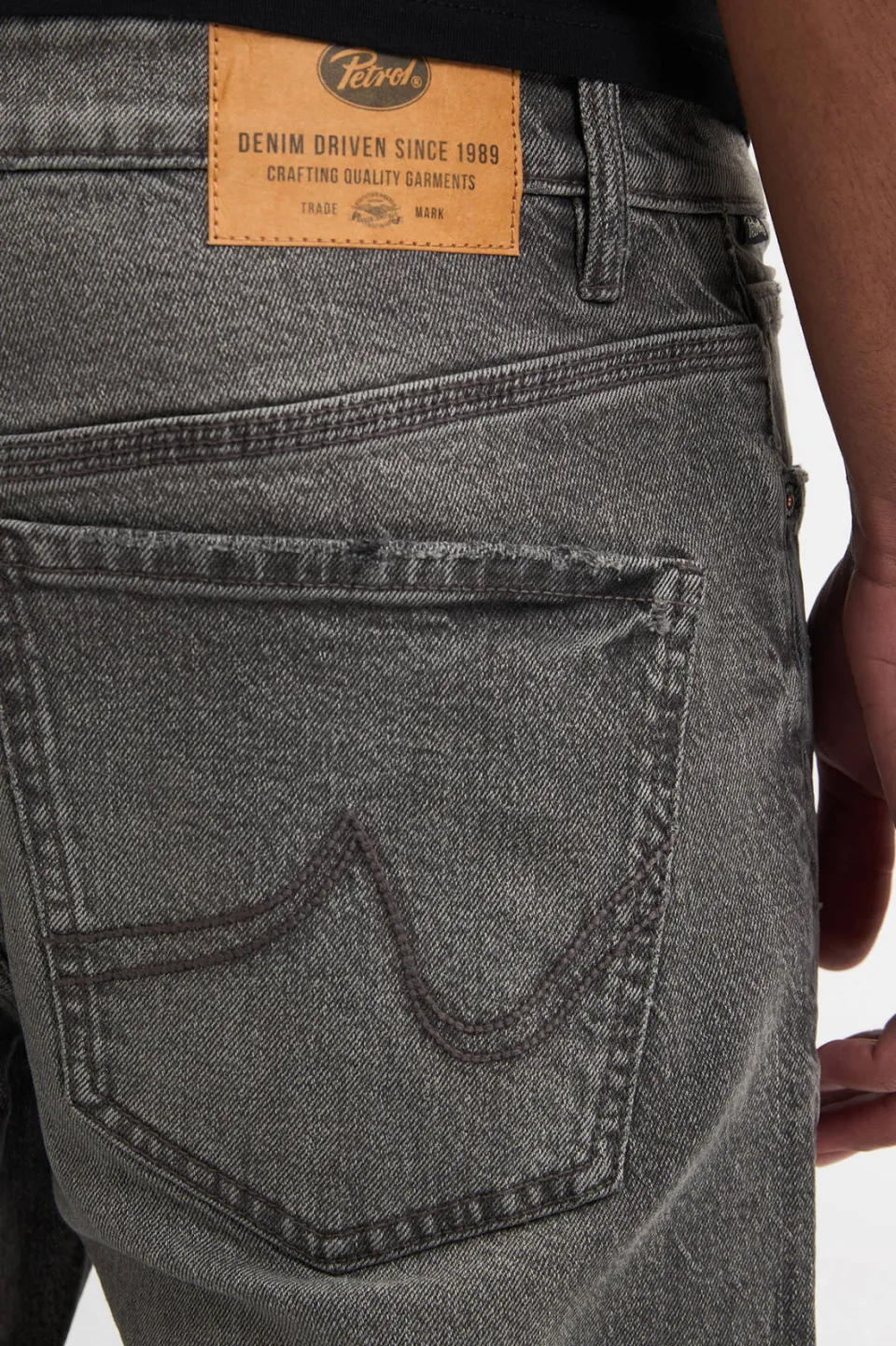 Petrol Industries LEWIS loose fit jeans black denim, foto 7