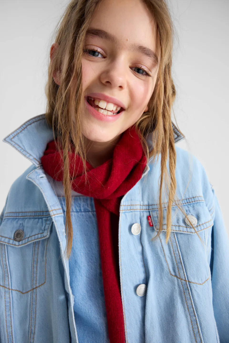 Levi's spijkerjas light blue denim, foto 4